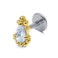 Beautiful Crystal Tragus Piercing TRP-2421